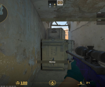 Easiest Dust2 mid door smoke