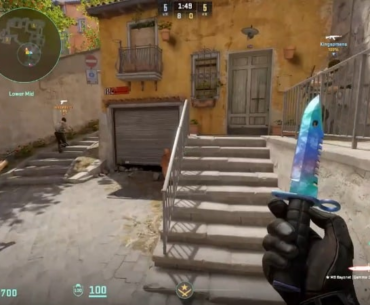 Nade lineup on inferno.