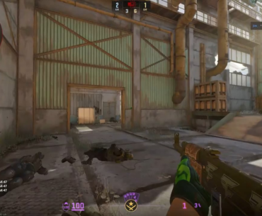 double dink on nothing with an AK47