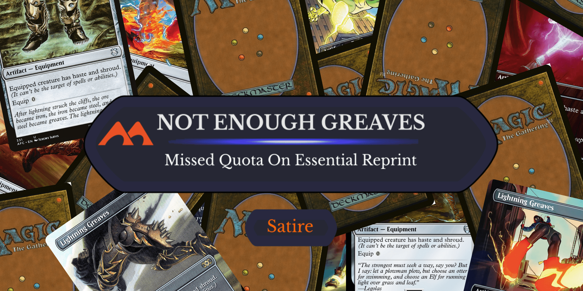 WotC Falls Short of Required Lightning Greaves Reprints for Financial Quarter Lightning Greaves parity feature image