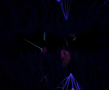 Trying out some cyberpunk creative coding - this built completely with code