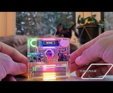 I Build Mini Desk Gadget YUMO PULSE -- ESP32-C3 with OLED, Weather Sensor & Proximity Detectionhttps