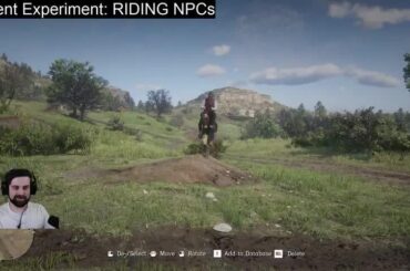 I made every NPC in RDR2 mountable. Yes, even people.