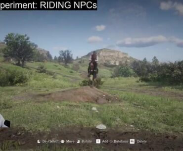 I made every NPC in RDR2 mountable. Yes, even people.