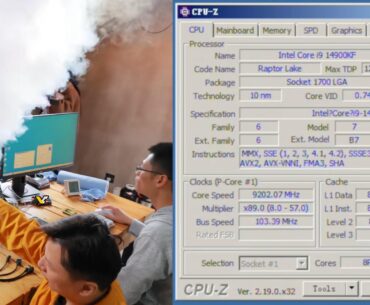 Intel Core i9-14900KF reaches 9.2 GHz in new CPU frequency world record