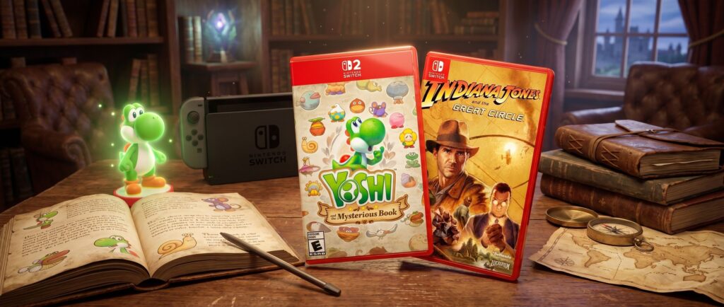 Yoshi, Indiana Jones, May 2026 Switch games