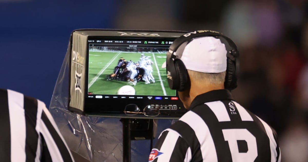 Big 12 to air replay review audio during FB games Big 12 to air replay review audio during FB games