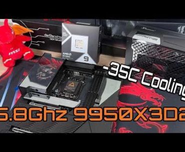 9950X3D2 on Chiller - YouTube