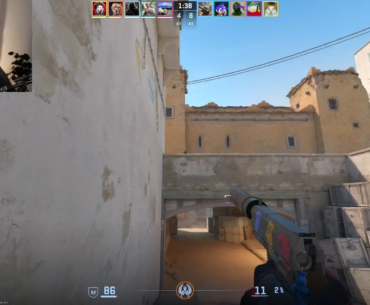 ohnePixel pistol round ace on Dust2