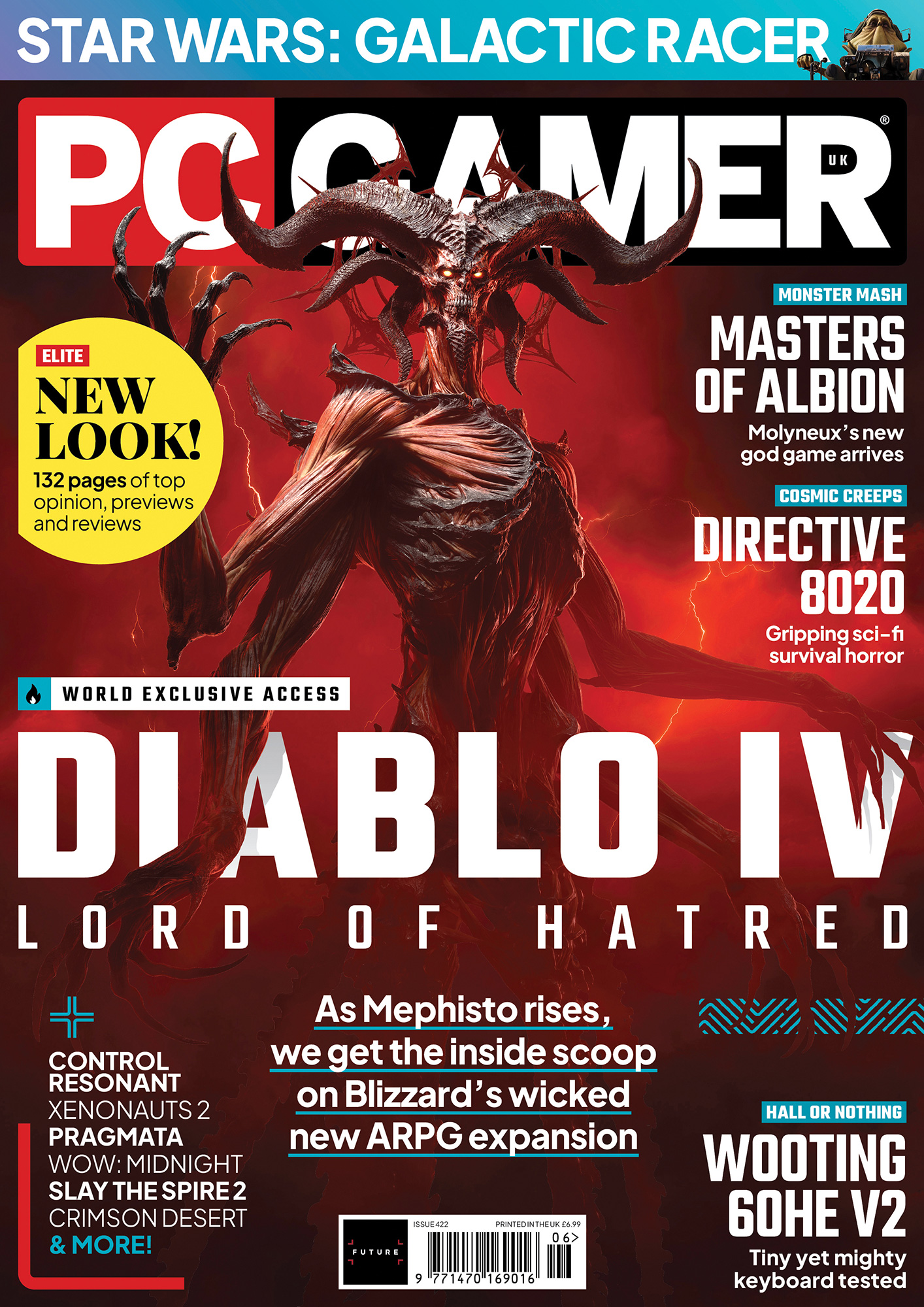 PC Gamer magazine issue 422 Diablo 4 Lord of Hatred