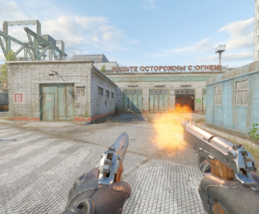 Firing the Dual Berettas before the animation resets makes the slides barely open after the AG2 release