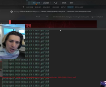 xQc traded up to Butterfly Knife | Gamma Doppler (Emerald)