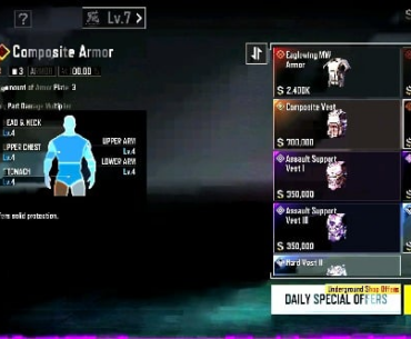 The legendary armor in the special daily offer is still listed at the old price so it actually costs more in the offer.