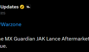 The JAK Lance Aftermarket Part for the MX Guardian has been disabled.