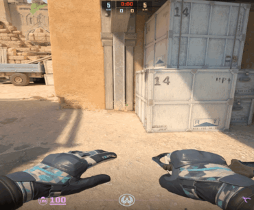 Spot on Dust 2 with old CSGO lighting