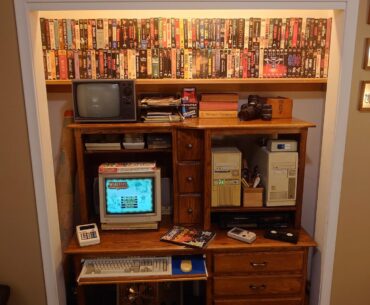 One of the many battlestations I've setup throughout my house. This is my cozy 486 nook.