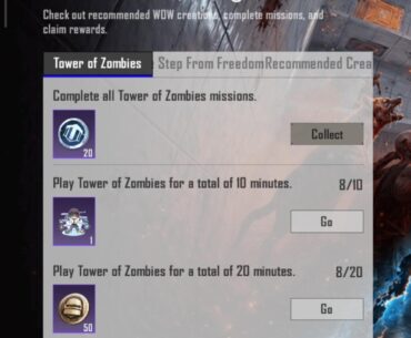 Zombies of tower