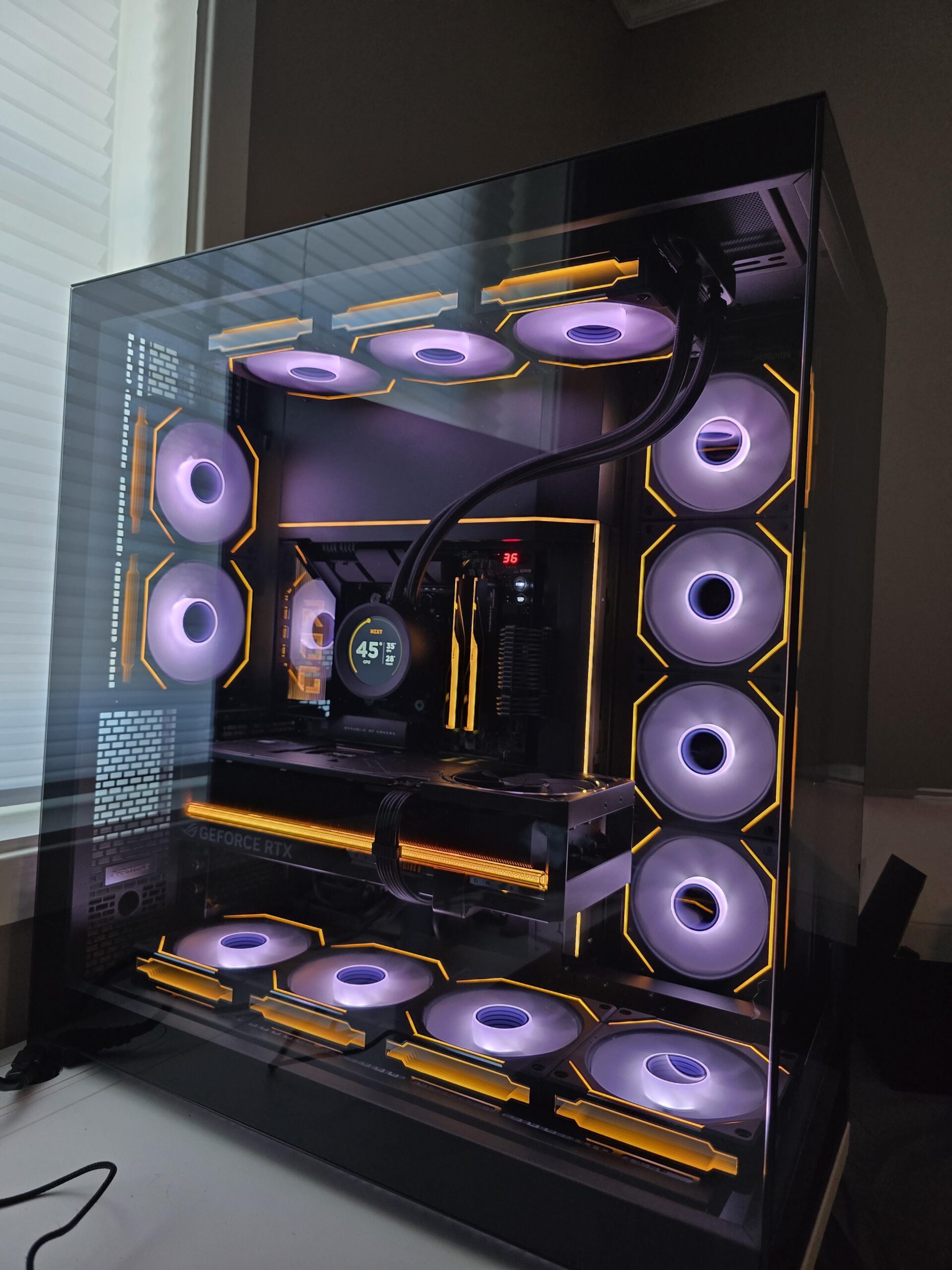 There, last two fans installed 😅 There, last two fans installed 😅