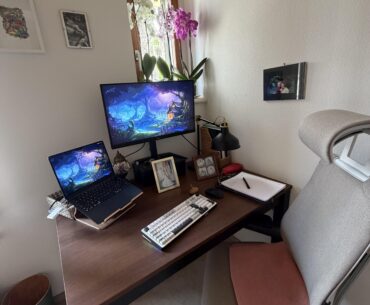 First time I enjoy working from home