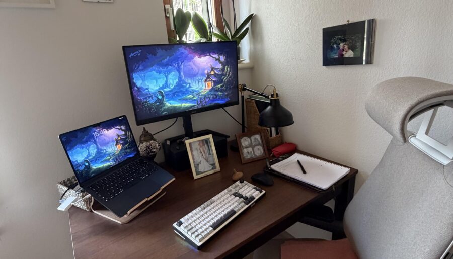 First time I enjoy working from home