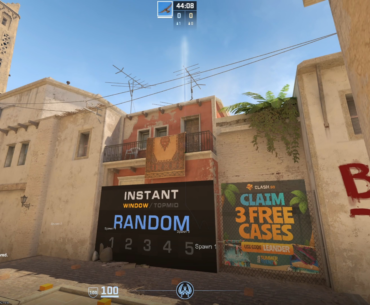 Pretty new to the game so idk if this is already discovered but I found what I think is an insane 1-way line up on mirage while practicing smokes