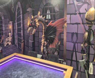 The gaming store with a dungeon complete with dragon called Dave!