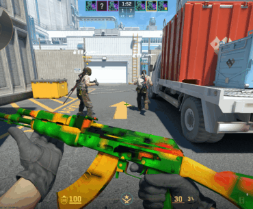 My Ak 47 Uncharted got coloured due to my high ping