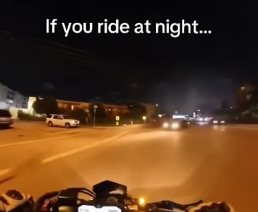 Merging biker's visibility road safety with cool Tron lighting aesthetics