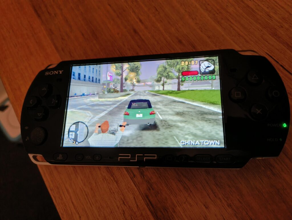 still blows my mind that this is a 3D open world game on a handheld from 2 decades ago.