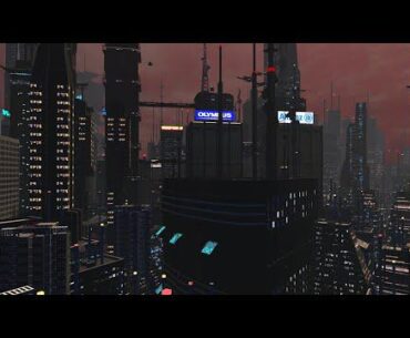 Cyberpunk City built in Cities:Skylines - YouTube