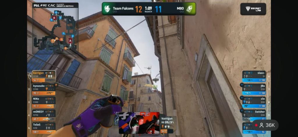 300 IQ NA play - m80 vs Falcons