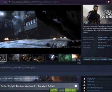 [COD] Is this a good time to buy Modern Warfare 2019, 67% off at $19?