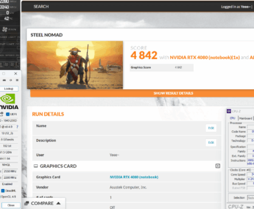 3rd place for Steel Nomad on 4080 Laptop