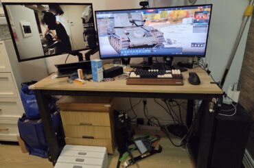My messy below average battle and workstation