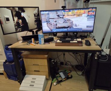My messy below average battle and workstation