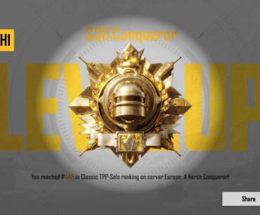 First time getting Conqueror
