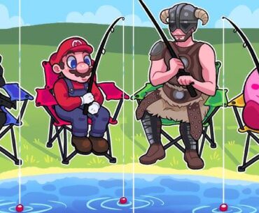 When your fishing game also has a huge rpg attached to it