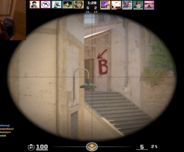 S1mple 4k and 1v3 from a FACEIT game
