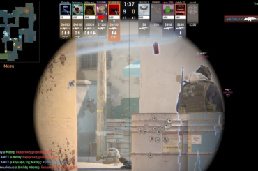 He doesn't even need to hide the wallhacks anymore