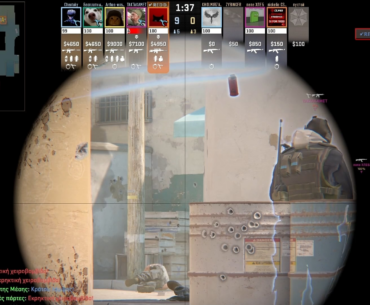 He doesn't even need to hide the wallhacks anymore