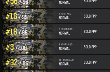 Map selection should never go away