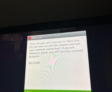 Can’t login to Xbox live on [COD3] on my veteran playthrough