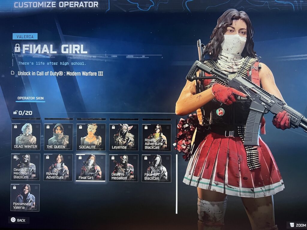 FINAL GIRL - Operator skin