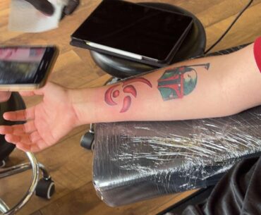 New shadows tattoo