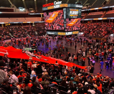 Ducks fans revel in ‘exciting’ Game 2 win at watch party