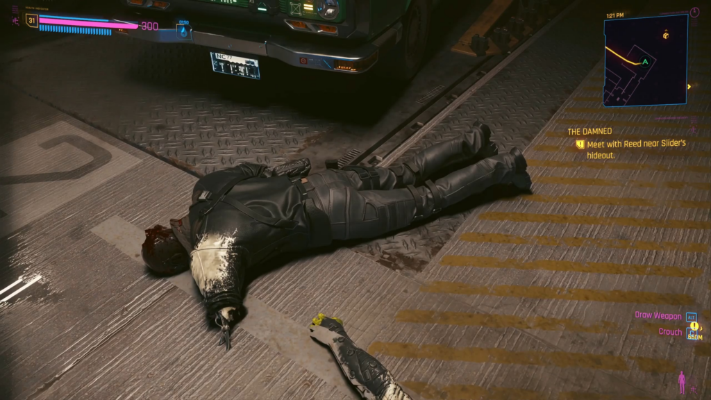 Why is Dodger's body doing that to the ground?