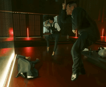 whenthe megacorp CEO is murdered in front of you