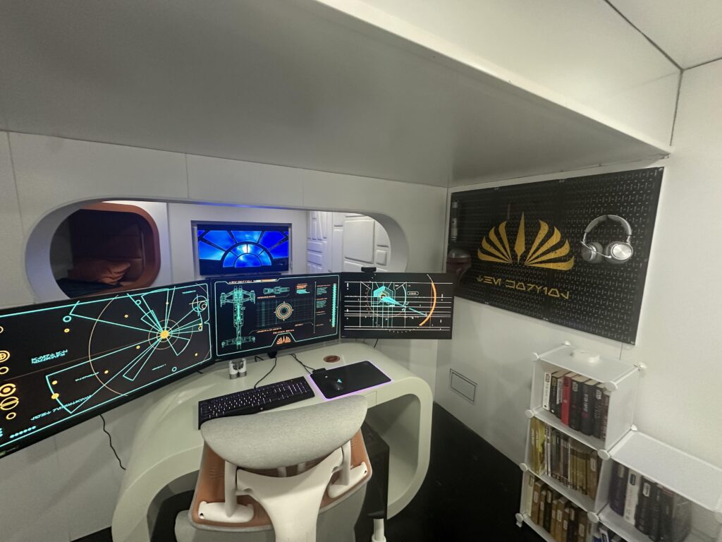 In honor of May the Fourth - I present to you my nearly complete (but fully armed and operational) battle station