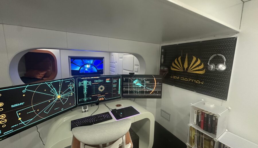 In honor of May the Fourth – I present to you my nearly complete (but fully armed and operational) battle station