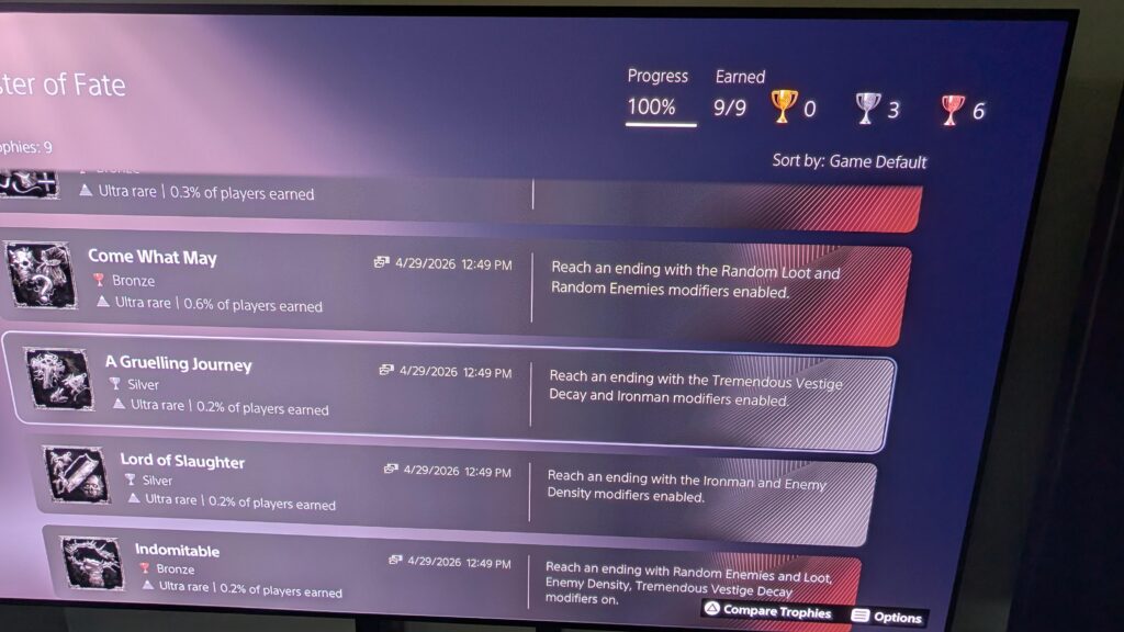 Beat Lords of the Fallen with all modifiers on at the same time.
